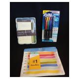 Teacher Gift Set Bundle with Desk Organizer and Pencil Pouch - Retail: $25