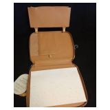 Faux-leather Zip-Folio 7.87\"x9.25\" - Brown- Thresholdâ¢ - Retail: $16