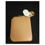 Faux-leather Zip-Folio 7.87\"x9.25\" - Brown- Thresholdâ¢ - Retail: $16