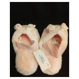 Pink Plush Bow Girls Slippers - Retail: $15