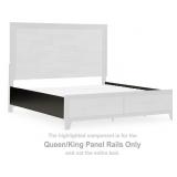 Benchcraft Bedroom Kraeburn Queen/King Panel Rails B496-197 at Ferguson