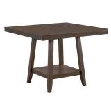 Modern Counter Height Dining Table with Storage Shelf - Retail: $299