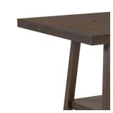 Modern Counter Height Dining Table with Storage Shelf - Retail: $299