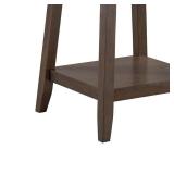 Modern Counter Height Dining Table with Storage Shelf - Retail: $299