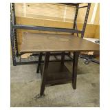 Modern Counter Height Dining Table with Storage Shelf - Retail: $299