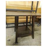 Modern Counter Height Dining Table with Storage Shelf - Retail: $299