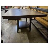 Modern Counter Height Dining Table with Storage Shelf - Retail: $299
