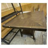 Modern Counter Height Dining Table with Storage Shelf - Retail: $299