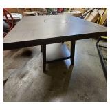 Modern Counter Height Dining Table with Storage Shelf - Retail: $299