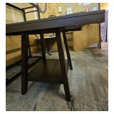 Modern Counter Height Dining Table with Storage Shelf - Retail: $299