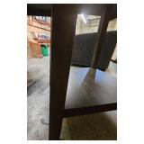 Modern Counter Height Dining Table with Storage Shelf - Retail: $299