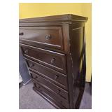 Traditional 5-Drawer Chest in Dark Brown - Retail: $599