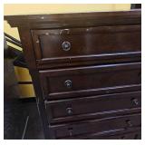 Traditional 5-Drawer Chest in Dark Brown - Retail: $599
