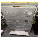 Modern Crocodile Textured 5-Drawer Chest - Retail: $599
