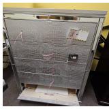 Modern Crocodile Textured 5-Drawer Chest - Retail: $599