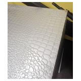 Modern Crocodile Textured 5-Drawer Chest - Retail: $599