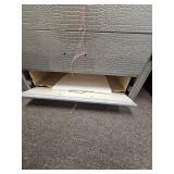 Modern Crocodile Textured 5-Drawer Chest - Retail: $599