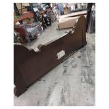 Milen Dark Brown King Size Footboard B947-56 - Retail: $299