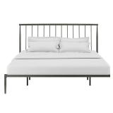 Kent Metal King Bed with Poly Deck - Retail: $1,000
