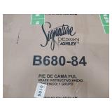 Ashley Signature B680-84 Full Panel Footboard - White - Retail: $89