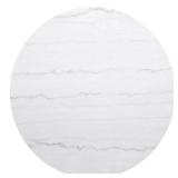 Luxury Marble Top Fluted Coffee Table Set - Retail: $899