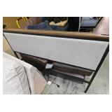 Modern Platform Bed Frame with Upholstered Headboard - Retail: $299