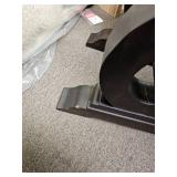 2 Ornate Split Lyre Pedestal Table Base- Retail: $300