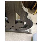 2 Ornate Split Lyre Pedestal Table Base- Retail: $300