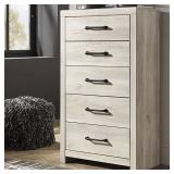 ChestsAshley Cambeck 5 Drawer Chest in Whitewash - Retail: $240