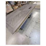 L-Shaped Executive Desk with Storage Drawers - Retail: $499