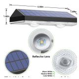 LIANGLOME Solar Fence Lights Outdoor - 2700/4000/6000K 3 Mode, Waterproof LED, Fence Light Solar Powered for Outside, Backyard/Railing/Step/Patio/Wall and Home Improvement(8 Pack)