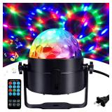 COIDEA Disco Ball Light, Sound Activated Party Strobe Light, DJ Rave Lights with Remote, LED Stage Lights for Karaoke Birthday Christmas Halloween Decorations Indoor