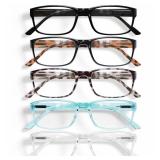 Gaoye Professional Reading Glasses for All Day - Computer Readers with Blue Light Protection - Value Pack