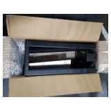 AXWHYS Fence Post Repair Kit 2 Pcs, Post Stake Double Ground Spike with Black Powder-Coated for Repair Tilted/Broken Wood Fence Post