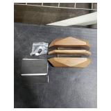 Nuvograin Dual Laptop Holder Vertical Laptop Stand, 2 Slots MacBook Stand Wood,Wooden Laptop Stand,Vertical Laptop Holder for Desk, Widen Dock Fits All MacBook/Surface pro