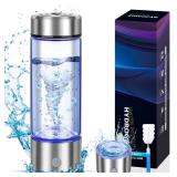 2025 New Hydrogen Water Bottles, Portable Hydrogenated Water Bottle with SPE PEM Technology, 420ml Hydrogen Water Bottle Generator, Rechargeable Ionizer Machine for Home, Office, Travel