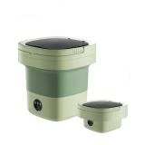 Portable Washing Machine,16L Laundry Washer with 3 Modes Deep Cleaning for Underwear,Baby Clothes,Shirt,Small Delicates. Mini Foldable Washer and Dryer Combo for Apartment,Hotel,Camp,RV,Travel(Green)