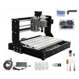 CNCTOPBAOS CNC 3018-PRO Wood Router Kit 3 Axis USB DIY Mini Engraver Milling Engraving Machine Cutter Plastic Acrylic PCB PVC Carving GRBL Control 300x180x45mm