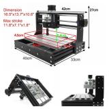 CNCTOPBAOS CNC 3018-PRO Wood Router Kit 3 Axis USB DIY Mini Engraver Milling Engraving Machine Cutter Plastic Acrylic PCB PVC Carving GRBL Control 300x180x45mm