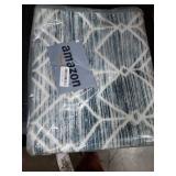 jinchan Moroccan Runner Rug 3x10 - Kitchen Machine Washable Runner Rug Modern Geometric Low-Pile Lightweight Non-Slip Carpet for Entryway Hallway Laundry Room Bedroom Bedside (3x10ft,Teal Blue)