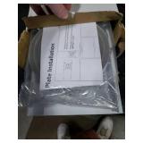 Daisypower Dryer Vent Window Kit,4 Adjustable Window Vent Kit with Outdoor Dryer Vent Cover