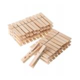 Mr. Pen- Wooden Clothes Pins, Large Natural Wood, 50 Pack, 2.9 Inch, Rust Resistant for Classroom, Crafts