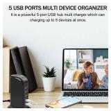 Musoumars Hidden Camera USB Charger Video Recorder WiFi USB Hub 1080P HD Wireless Security Cameras Indoor Nanny Cam with Motion Detection for Home Office Video-only Surveillance Camera