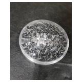 Mini Alphabet Number Cookie Cutters Sets of 37 Pieces Letter Mold Tools for Fondant Biscuit,Cake,Fruit,Vegetables,or Dough Stainless Steel