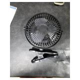 KONPWAY Compact Clip on Fan Battery Operated, 5000mAh 6 Inches Portable Personal Fan for Outdoors, Baby Stroller,Car Seat,Gym - Black