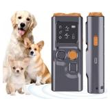 Bark Guard Pro 2025 - Ultrasonic Dog Bark Deterrent Device with LED Flashlight & Rechargeable Battery, 20ft Range Anti Barking Control for Indoor/Outdoor Use, Safe Alternative to Shock Collars