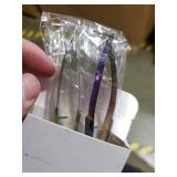 2 Pieces 4.7 Inch Stainless Steel Spring Scissors Embroidery Sewing Snips Scissors Eyebrow Trimming Scissor Curved Tip Thread Scissor for Ear Nose Mustache, 2 Styles (Dazzling Color)
