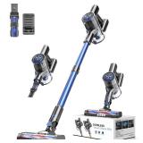 Cordless Vacuum Cleaner, Vacuum Cleaner for Home with 80000 RPM High-Speed Brushless Motor, Up to 40 Mins Runtime, 2 Adjustable Suction, Anti-Tangle, Lightweight Stick Vacuum for Hard Floor