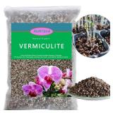 Natural Coarse Vermiculite 10QT for Plants Organic Occurring Mineral Potting Mix Medium for Potted Plants, Hydroponics, Terrariums, Orchids, Mushroom Or Reptile Habitats