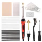Plastic Welder, 110V/100W Plastic Welding Kit, Bumper Repair Welder Kit Plastics Soldering Tool for Flat Flat/Outer Corner/Inner for Bumper/Kayak Products Repair(SIZE:1set)